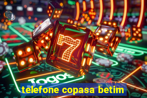 telefone copasa betim